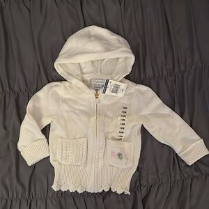 Ralph Lauren Hoodie Zip cardigan sweater 12 month NWT